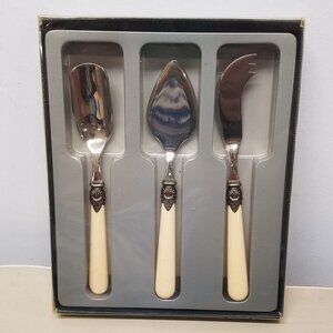 Napoleleon Cheese Knife Set of Three European Flatware Collection